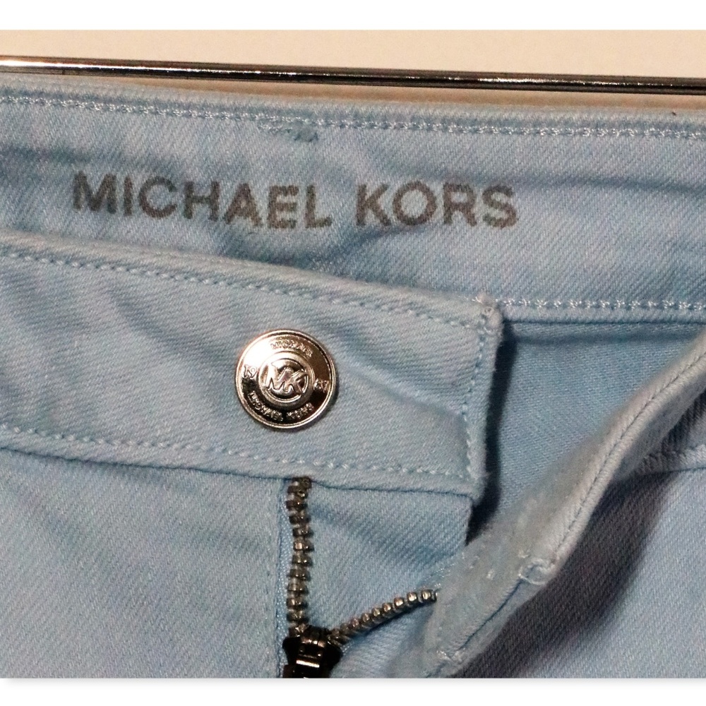 MICHAEL KORS NWOT Baby Blue Denim JEANS Size 14 - Picture 4 of 6